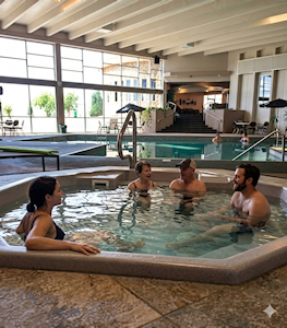 24-hour indoor swimming pool and hot tub amenities at Greenwell Inn Price UT