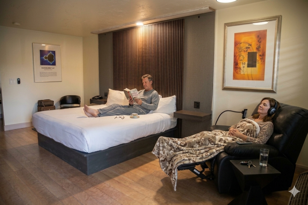 Deluxe King Room accommodation at Greenwell Inn in Price Utah